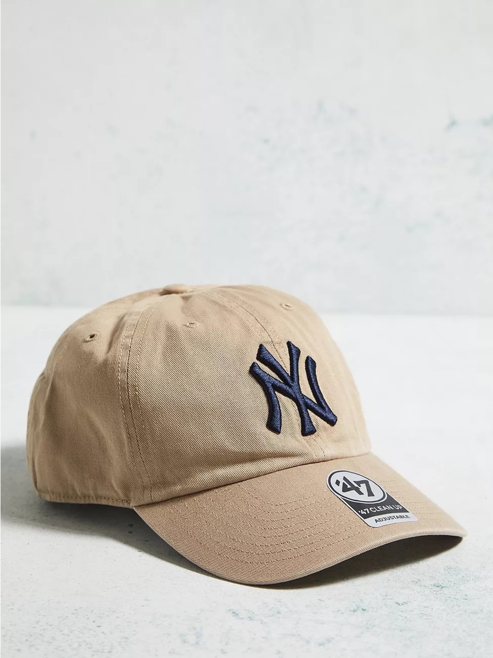 NWT '47 Brand NY Yankees Beige Baseball Cap - Picture 1 of 11